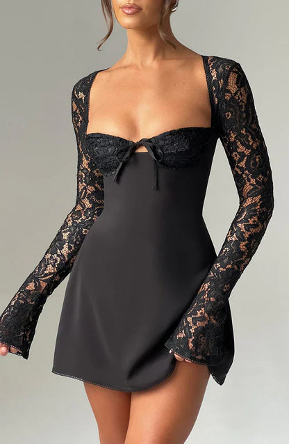 Ashtonaiden™ Liza Lace Mini Dress